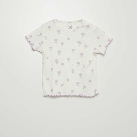 Ensemble T-shirt + short de pyjama - 2 pièces